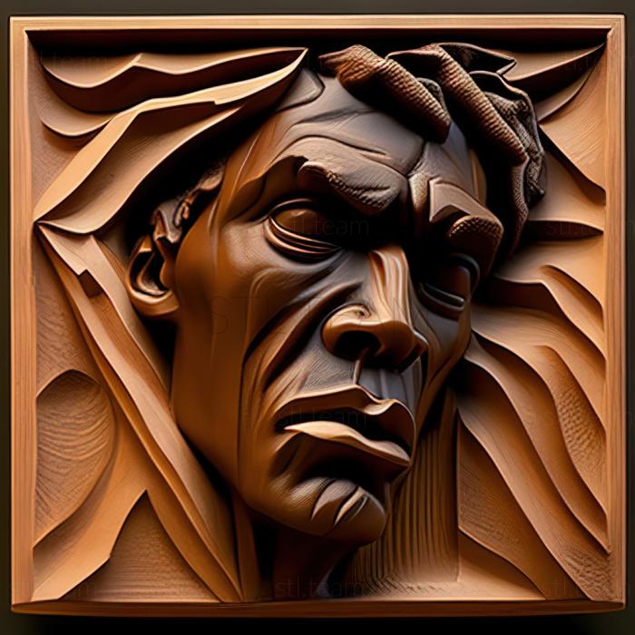 3D model Richard Prince American artist (STL)